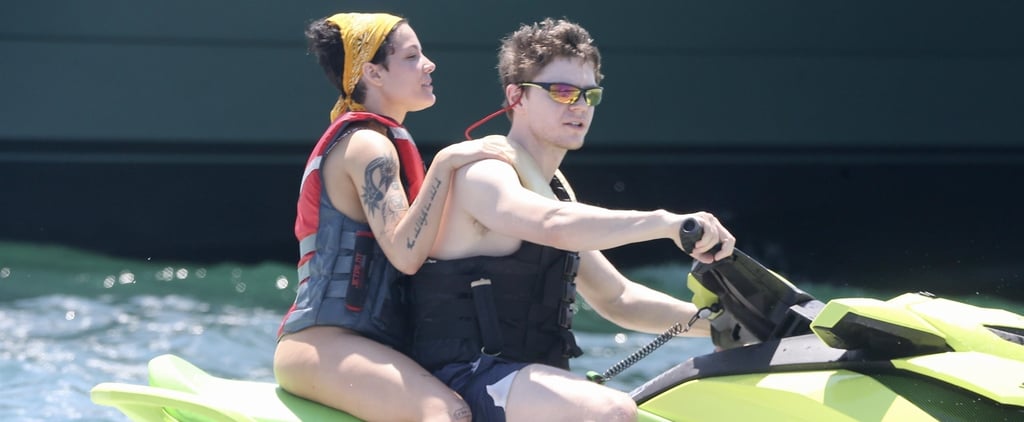 Halsey and Evan Peters Ring in the New Year With a Fun-Filled Boat Day