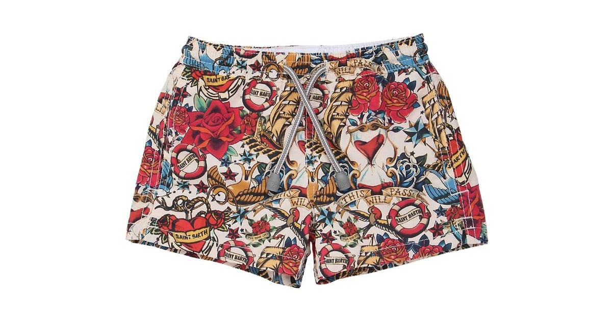 MC2 Saint Barth Tattoo-Printed Nylon 