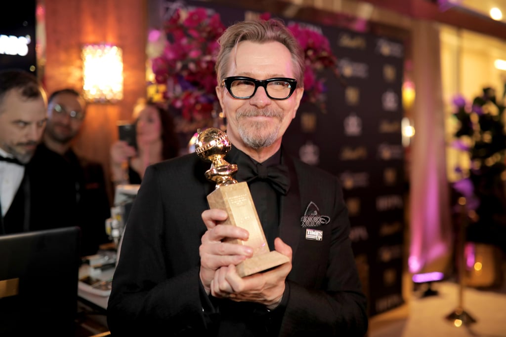 Gary Oldman and Family at the Golden Globes 2018