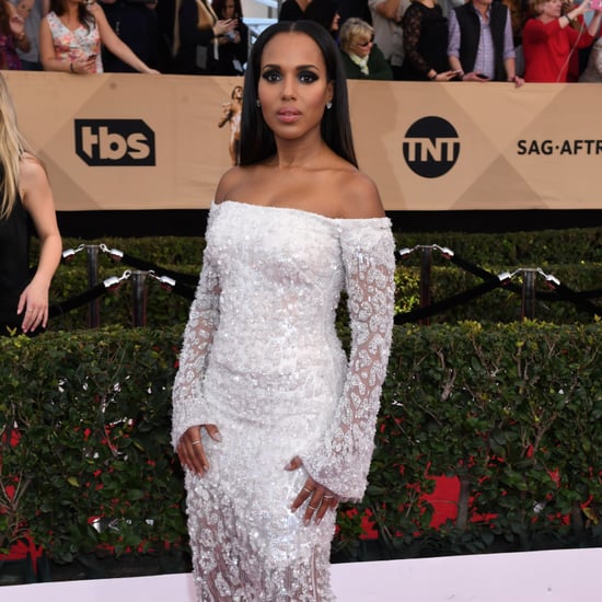 Kerry Washington in Cavalli Couture Dress SAG Awards 2017