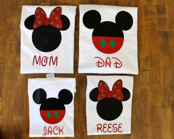 Matching Family Disney Christmas Shirts