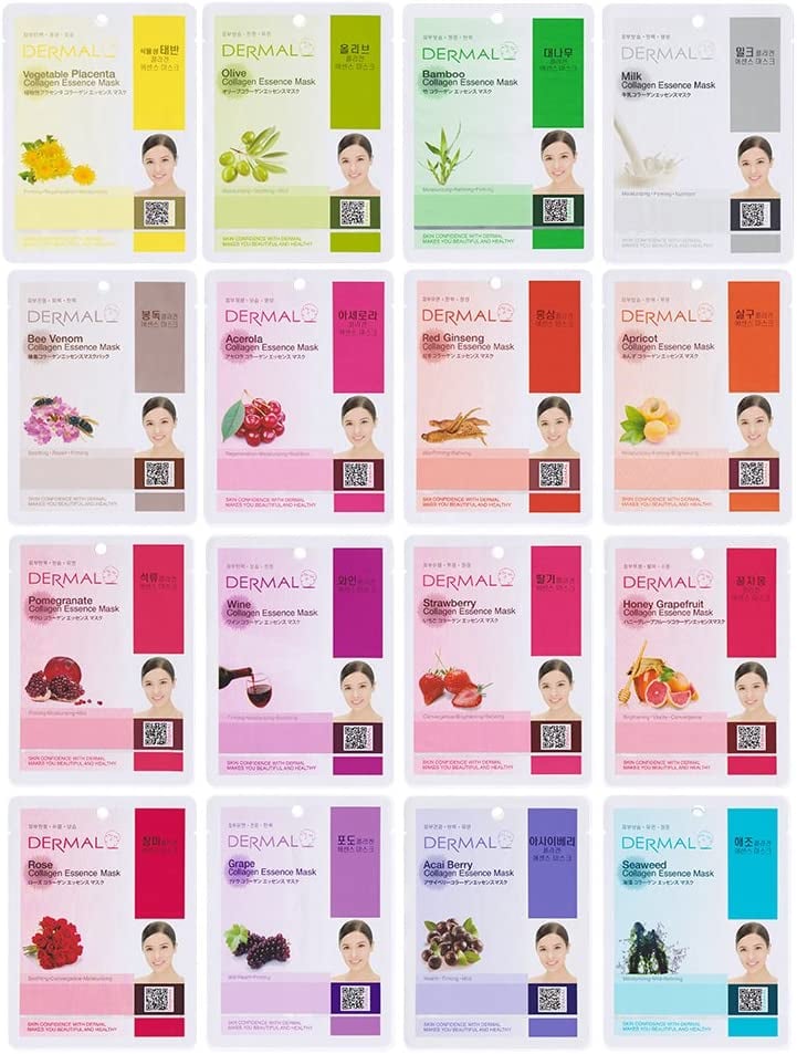 DERMAL Collagen Essence Full Face Mask