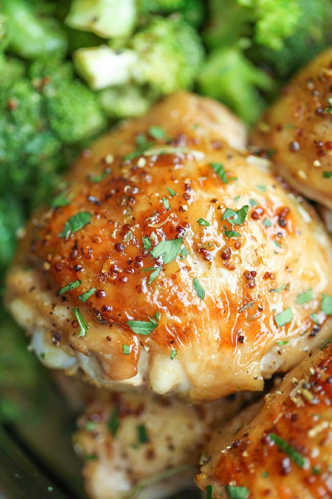 Slow-Cooker Maple Dijon Chicken and Broccoli