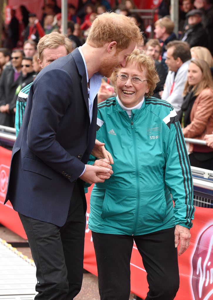Prince Harry at London Marathon 2016 Pictures
