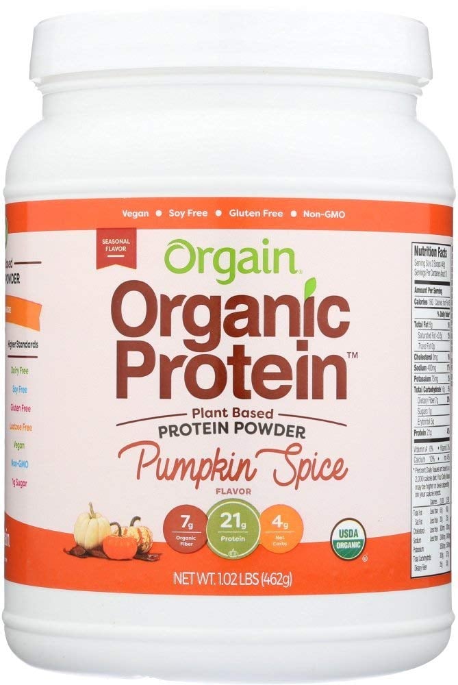 Orgain Organic Pumpkin Spice Protein Powder Healthy Pumpkin Spice