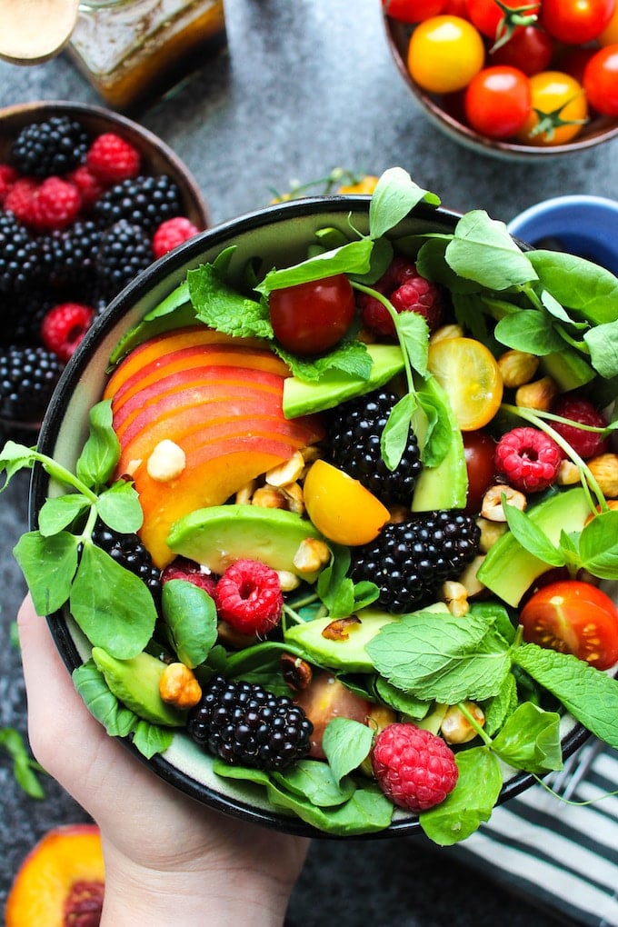 Fruit and Nut Breakfast Salad