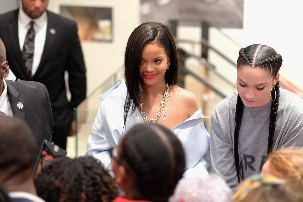 Rihanna at Fenty x Stance Event in NYC June 2018