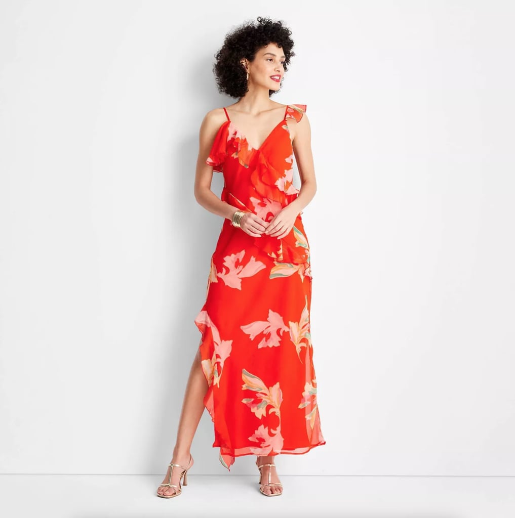 Future Collective with Jeneé Naylor Ruffle Ankle Length Dress