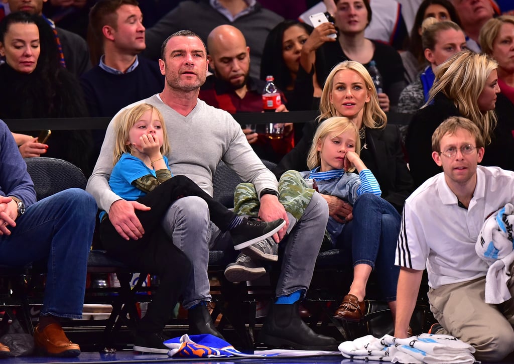 Naomi Watts and Liev Schreiber With Kids January 2016