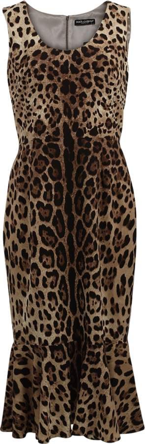 Melania Trump Green Leopard Print Dress | POPSUGAR Fashion