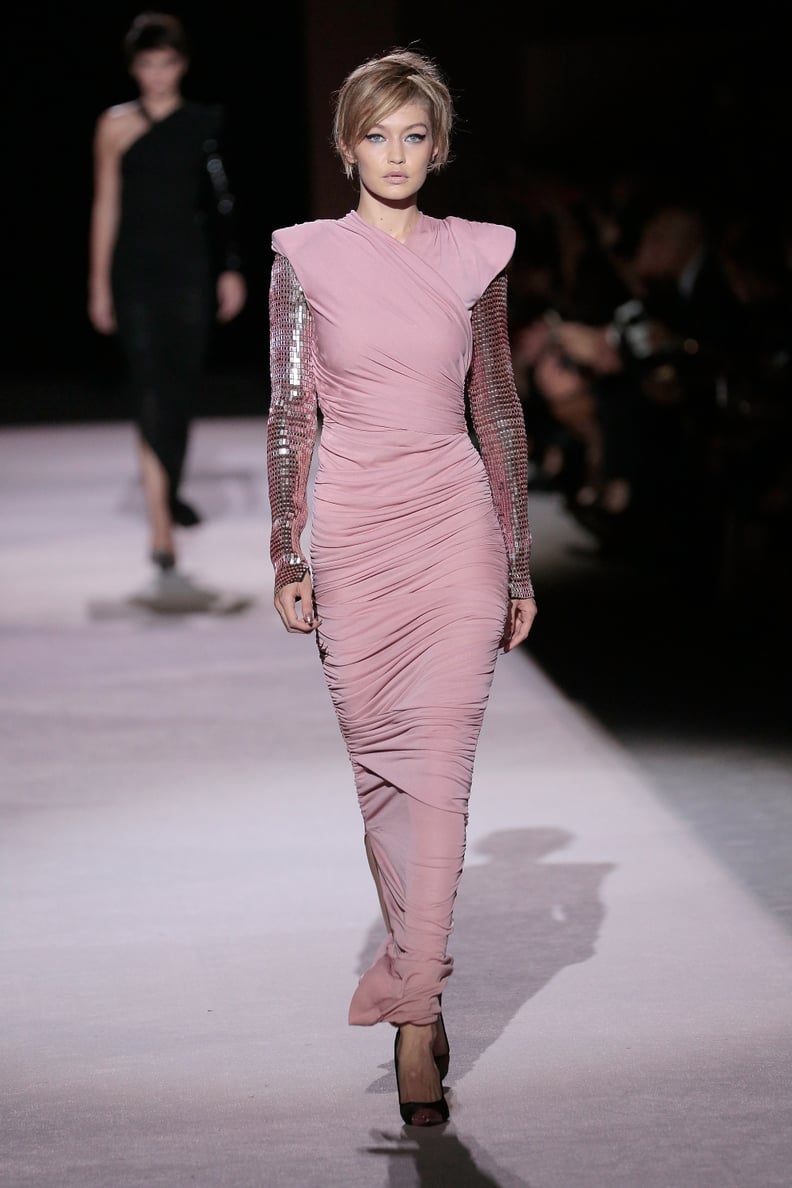 Gigi Kicked Off Fashion Week in Pink on the Tom Ford Runway