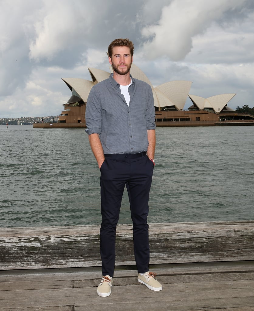 Liam Hemsworth Promotes Independence Day Resurgence Pictures