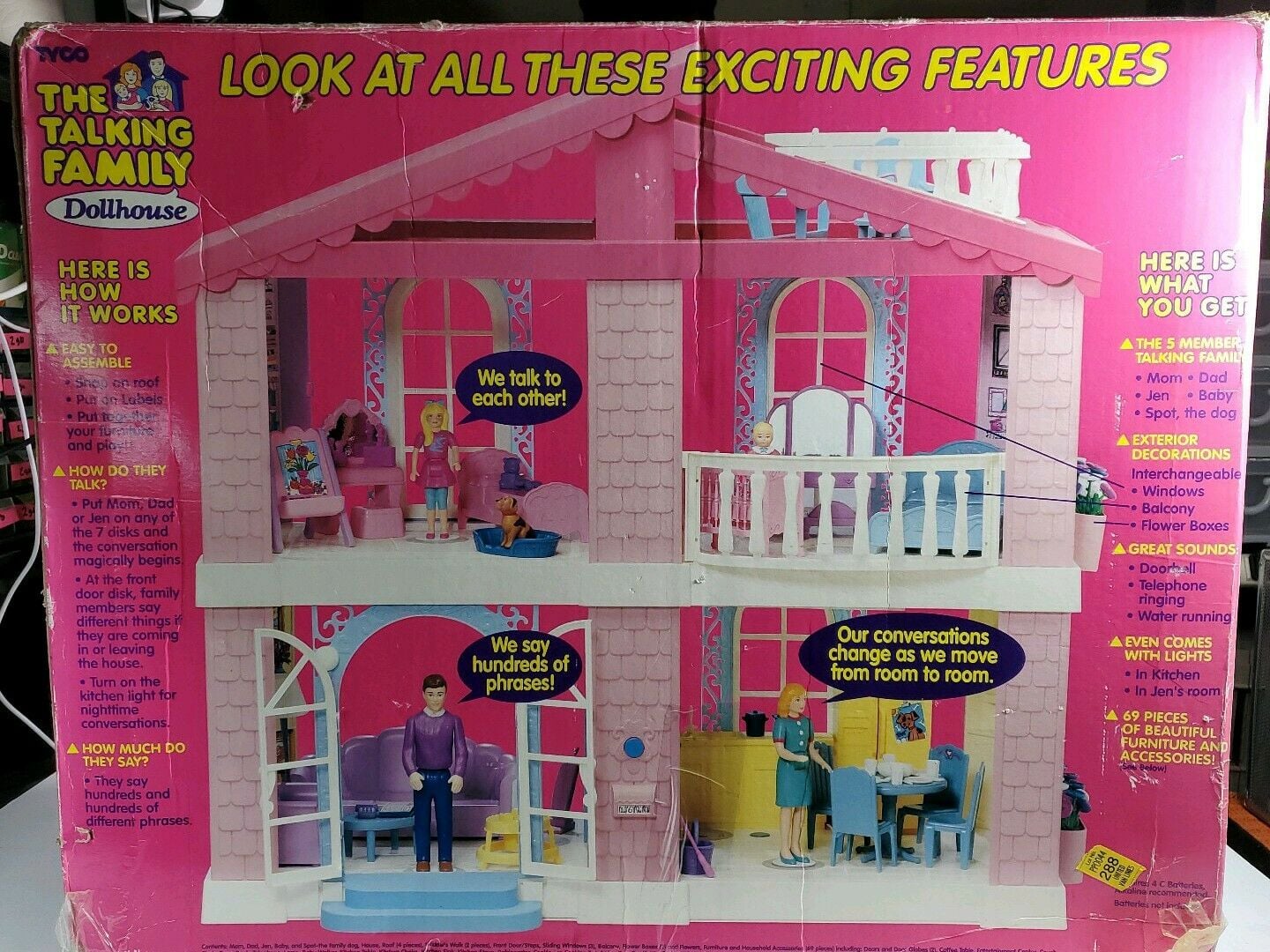 the talking family dollhouse