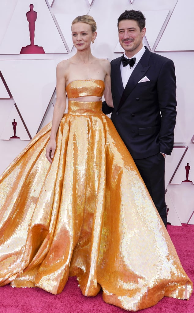 Carey Mulligan and Marcus Mumford at the Oscars 2021