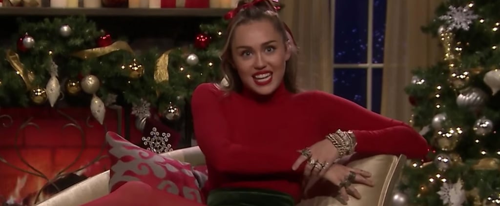 Miley Cyrus's New Version of "Santa Baby" on Jimmy Fallon