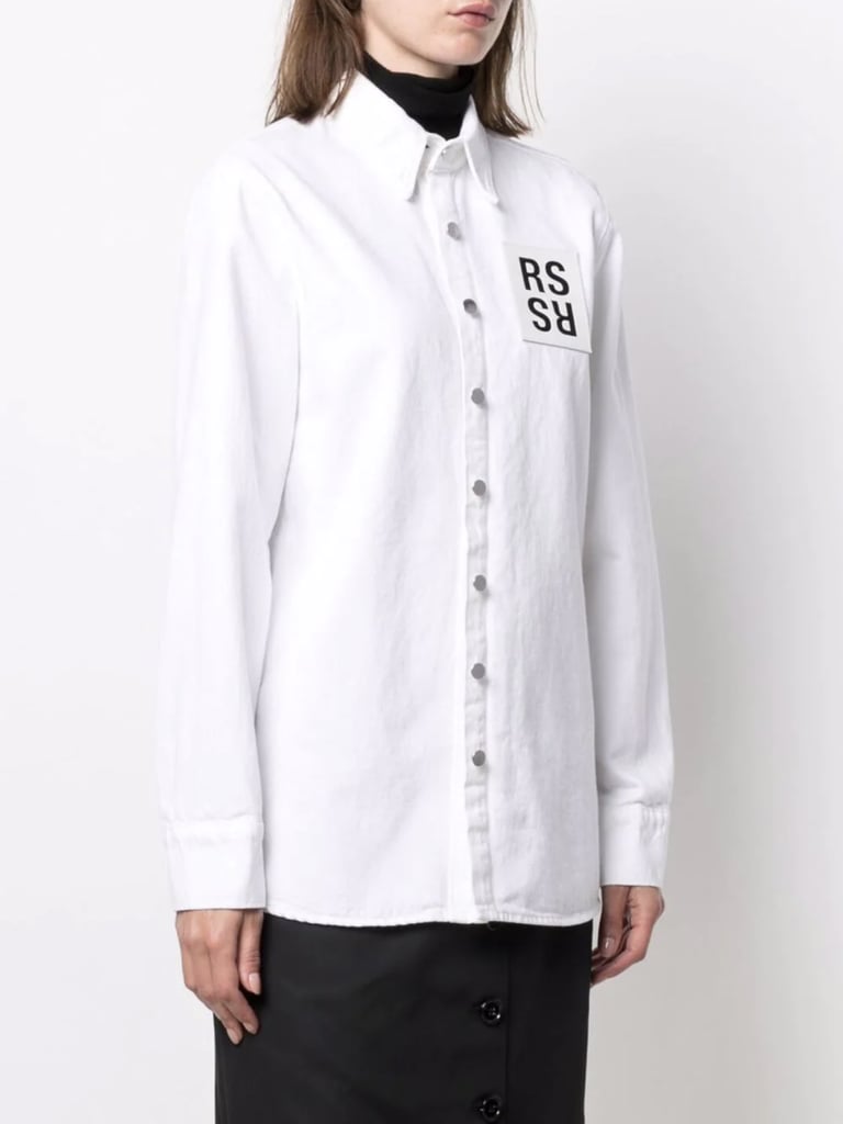 Raf Simons Logo Patch Denim Shirt ($720)
