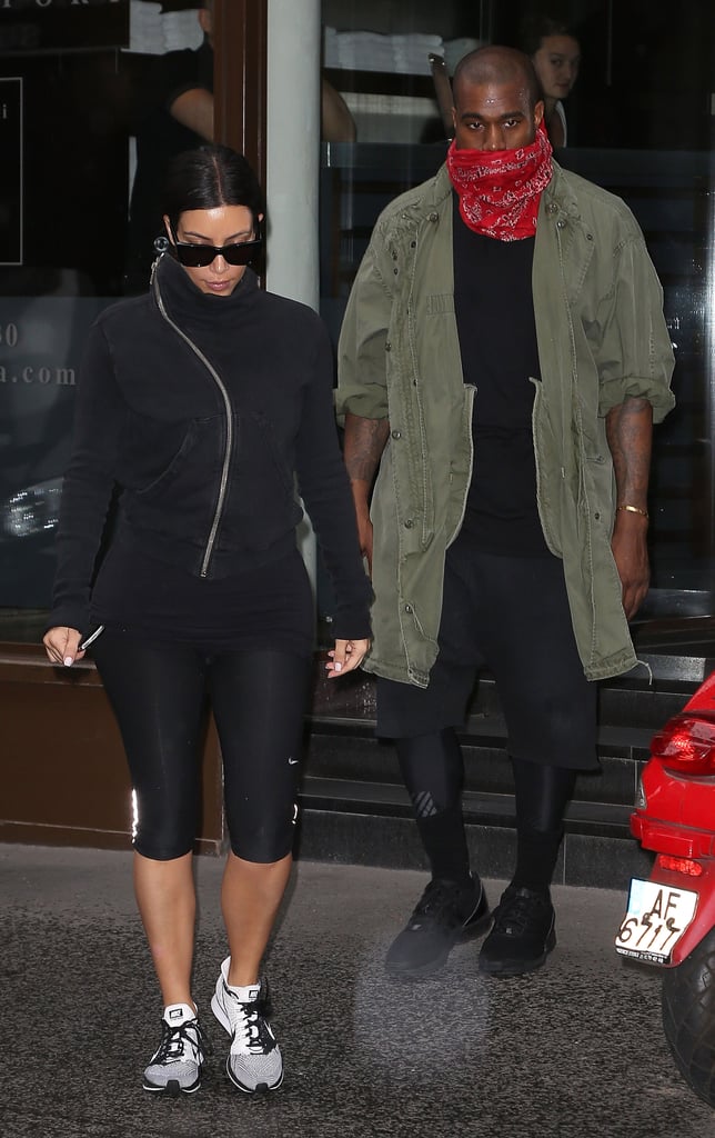 She and Kanye also visited a gym on Wednesday morning.