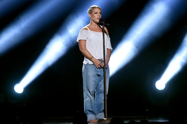 Pink in R 13 Jeans