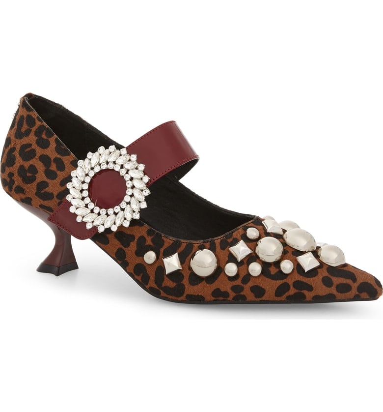 Jeffrey Campbell Otelia Embellished Mary Jane Pump