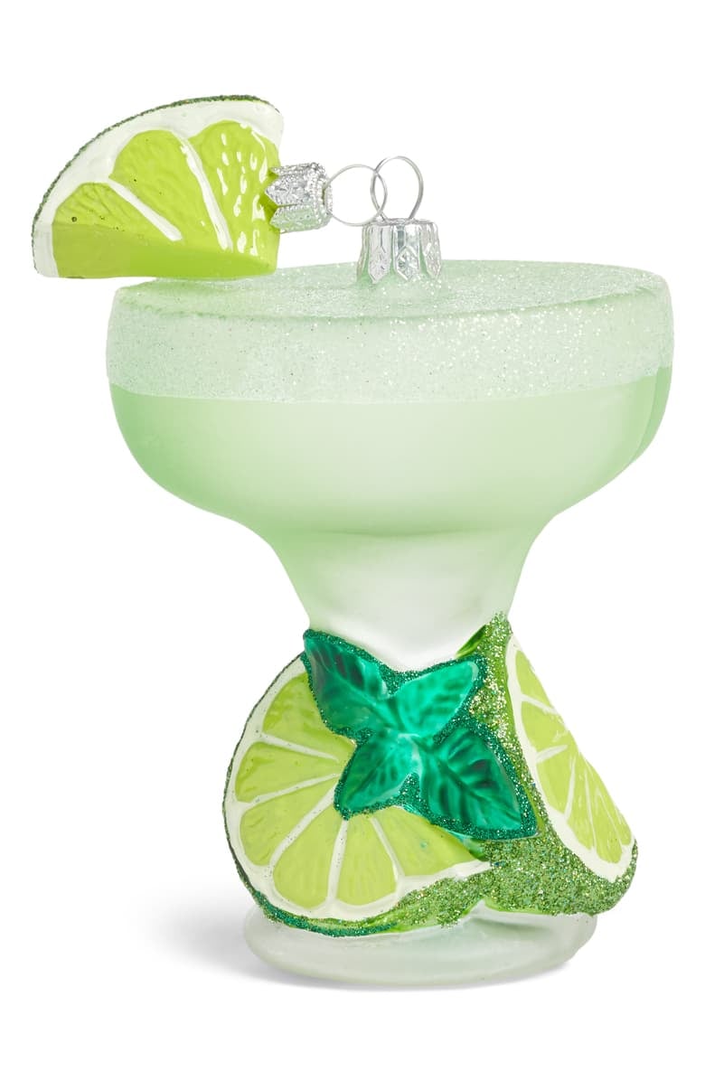 Handblown Glass Margarita Ornament