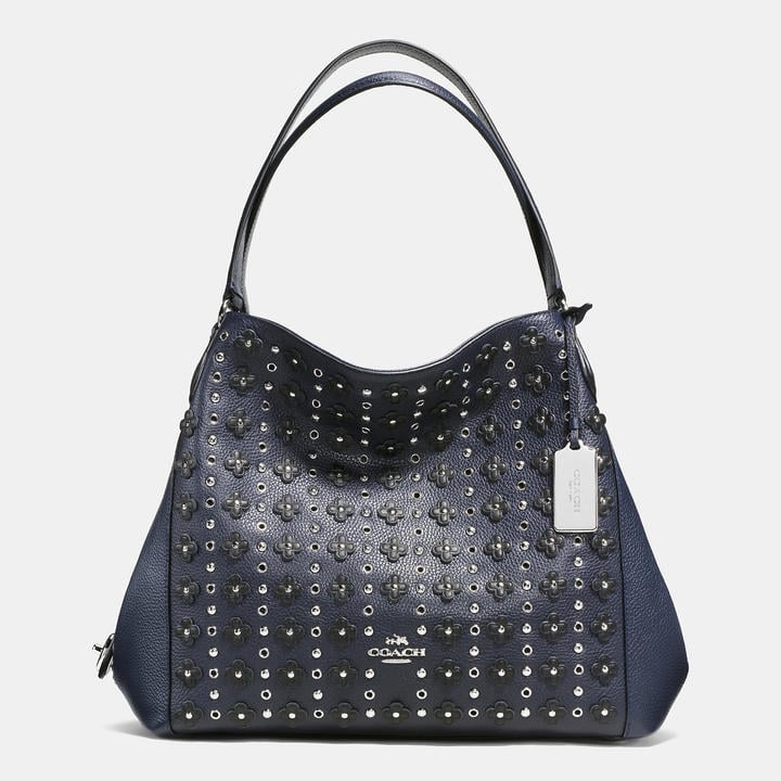 Coach Edie Shoulder Bag 31 in Floral Rivets Leather ($425)