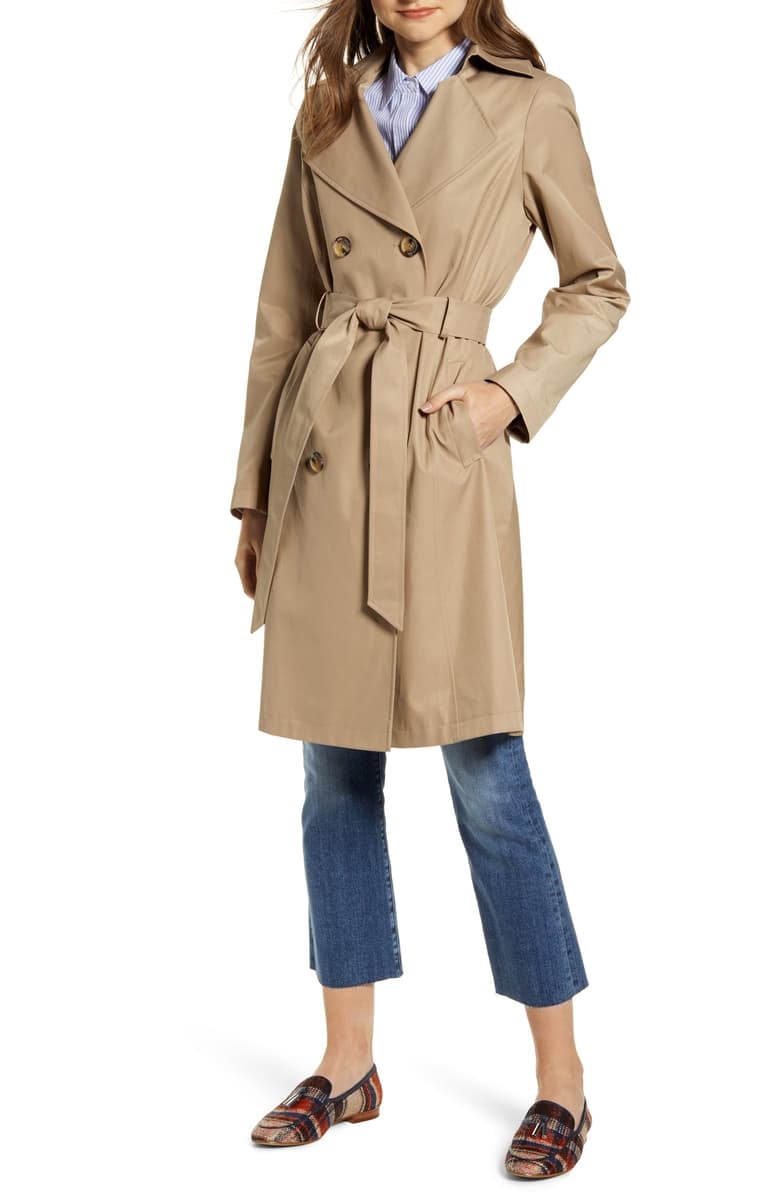 Sam Edelman Double Breasted Trench Coat