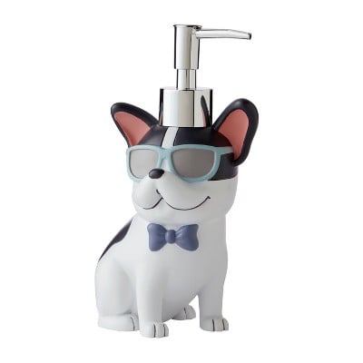 SKL Home Pet Play Dog Soap Dispenser Gray