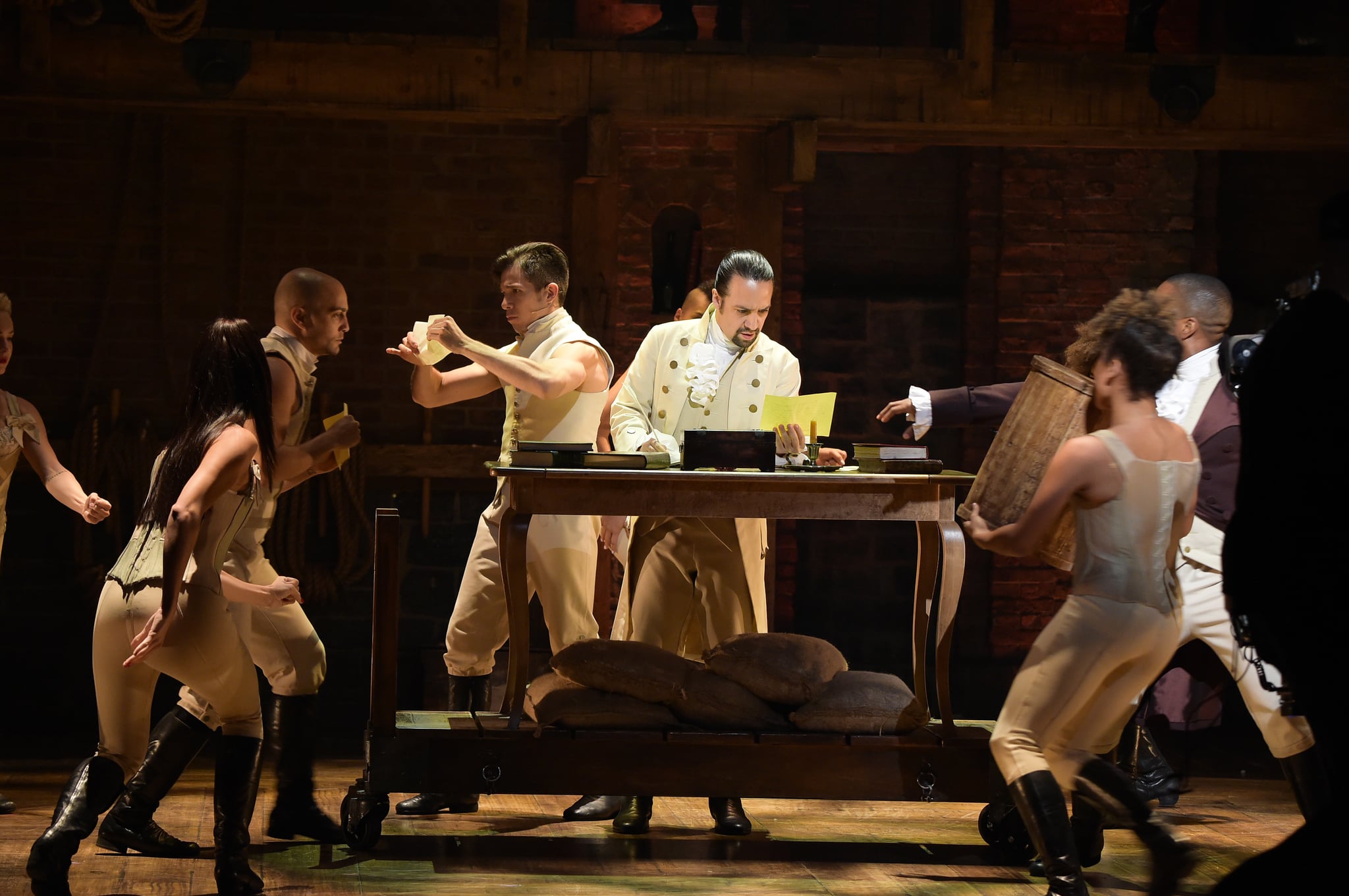How Long Was Lin Manuel Miranda In Hamilton On Broadway Popsugar Entertainment