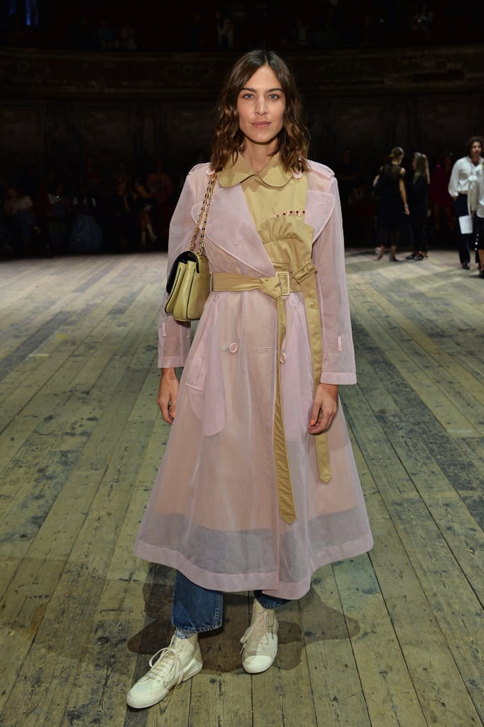 Alexa Chung at the Simone Rocha London Fashion Week Show