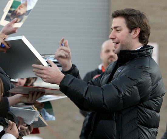 John Krasinski signed autographs at the 2009 festival.
