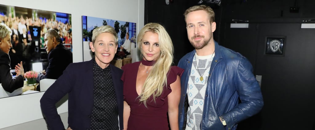 Britney Spears and Ryan Gosling on Ellen 2018