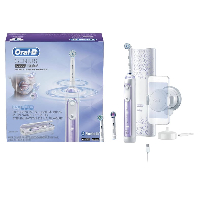 Oral-B 9600 Electric Toothbrush 3 Brush Heads Powered by Braun Orchid Purple