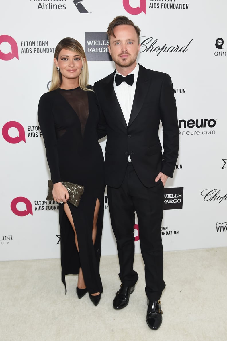 Lauren Parsekian and Aaron Paul