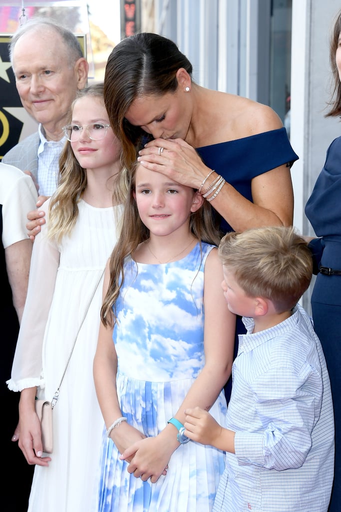 Jennifer Garner and Kids at Hollywood Star Ceremony 2018