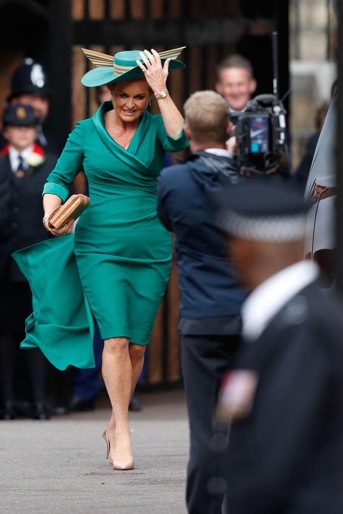 Wind at Princess Eugenie's Wedding Pictures Oct. 2018