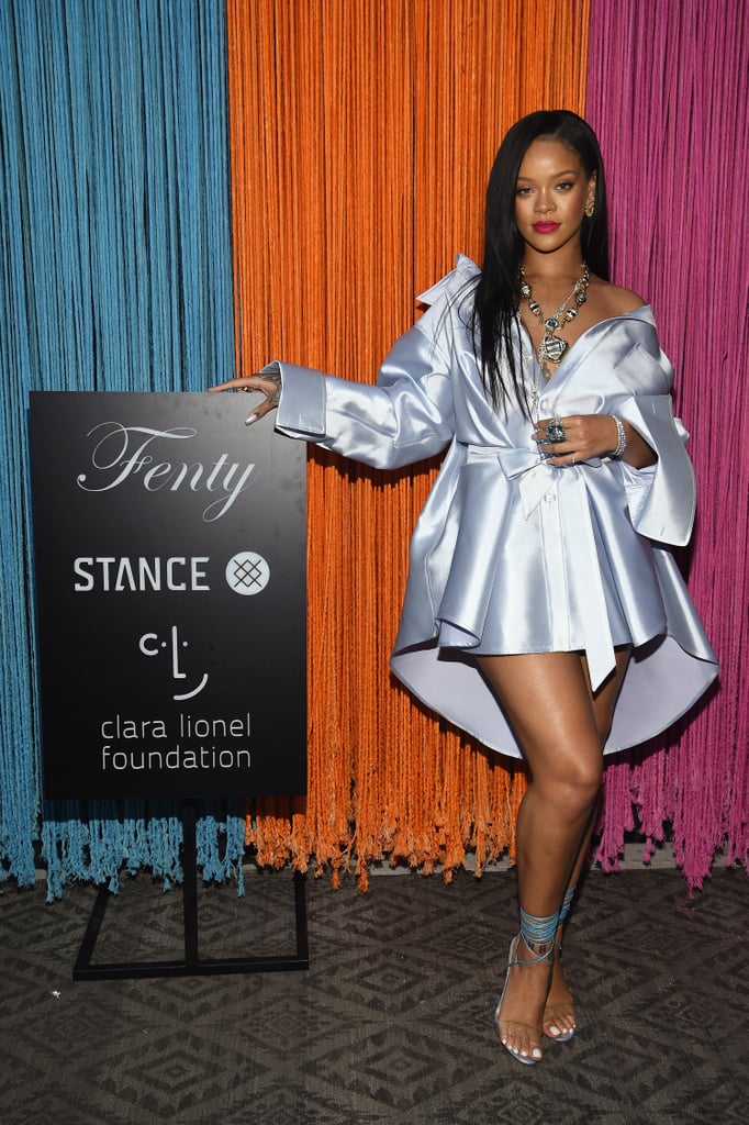 Rihanna at Fenty x Stance Event in NYC June 2018