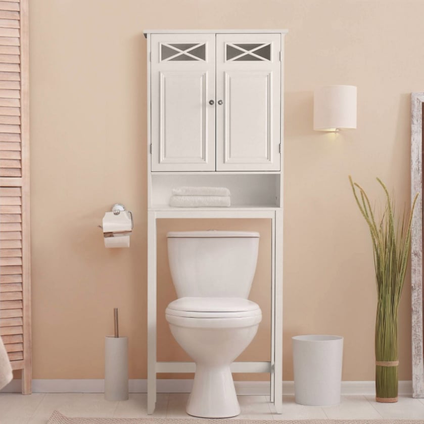 Stylish Storage: Elegant Home Fashions Dawson Over the Toilet Storage Etagere