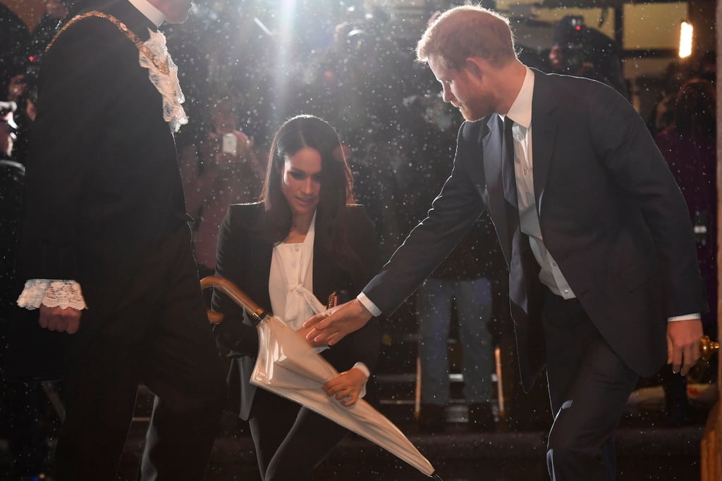 Prince Harry and Meghan Markle at Endeavour Awards Feb. 2018