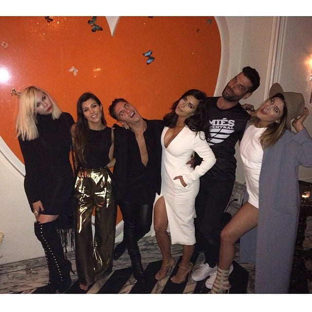 The Kardashian-Jenner clan celebrated a friend's birthday together.
Source: Instagram user kourtneykardash