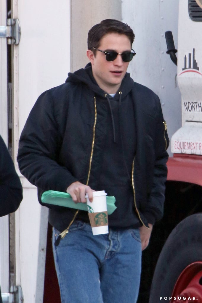 Robert Pattinson Filming Life With Black Hair Robert Pattinson Filming Life With Black Hair