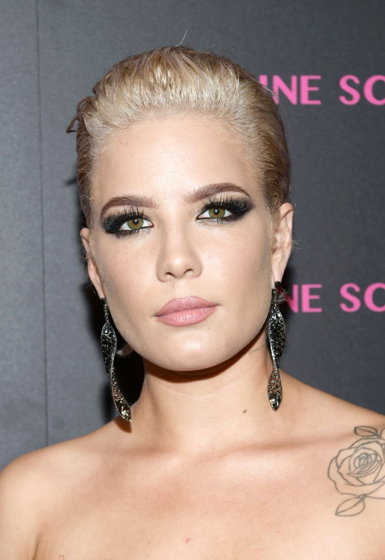 WEST HOLLYWOOD, CA - MARCH 13:  Halsey attends Lorraine Schwartz launches The Eye Bangle a new addition to her signature Against Evil Eye Collection at Delilah on March 13, 2018 in West Hollywood, California.  (Photo by Emma McIntyre/Getty Images for Lorr