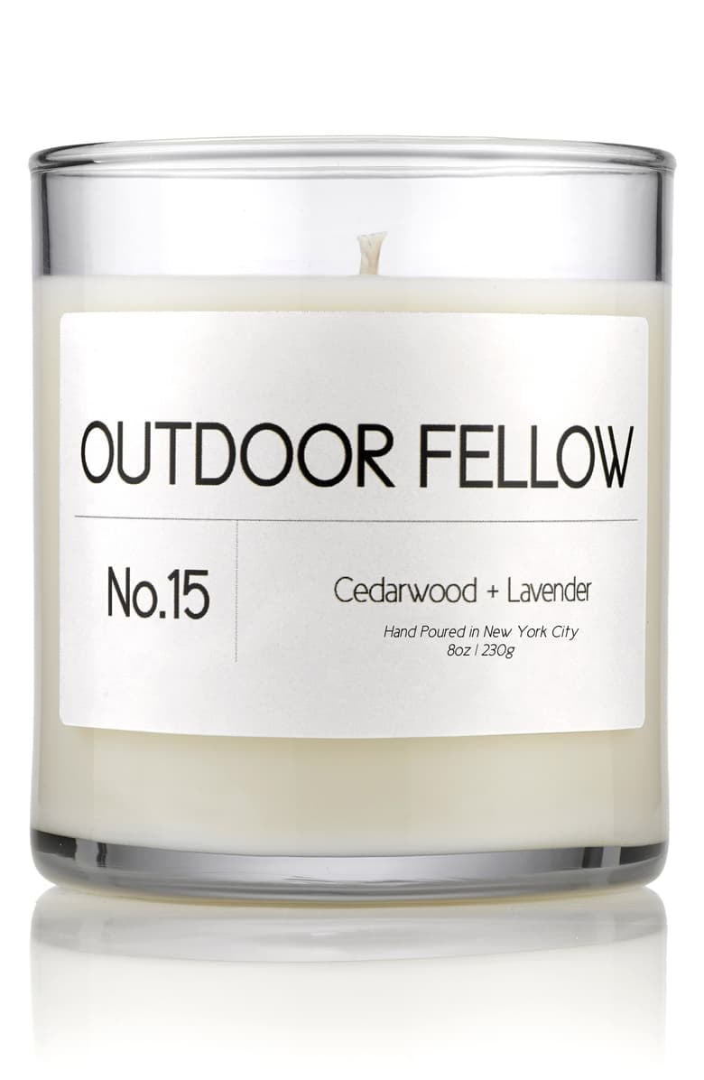 Outdoor Fellow No. 15 Cedarwood + Lavender Scented Candle