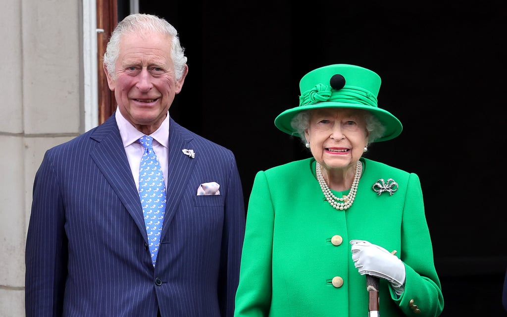 Prince Charles and The Queen at Platinum Pageant in 2022