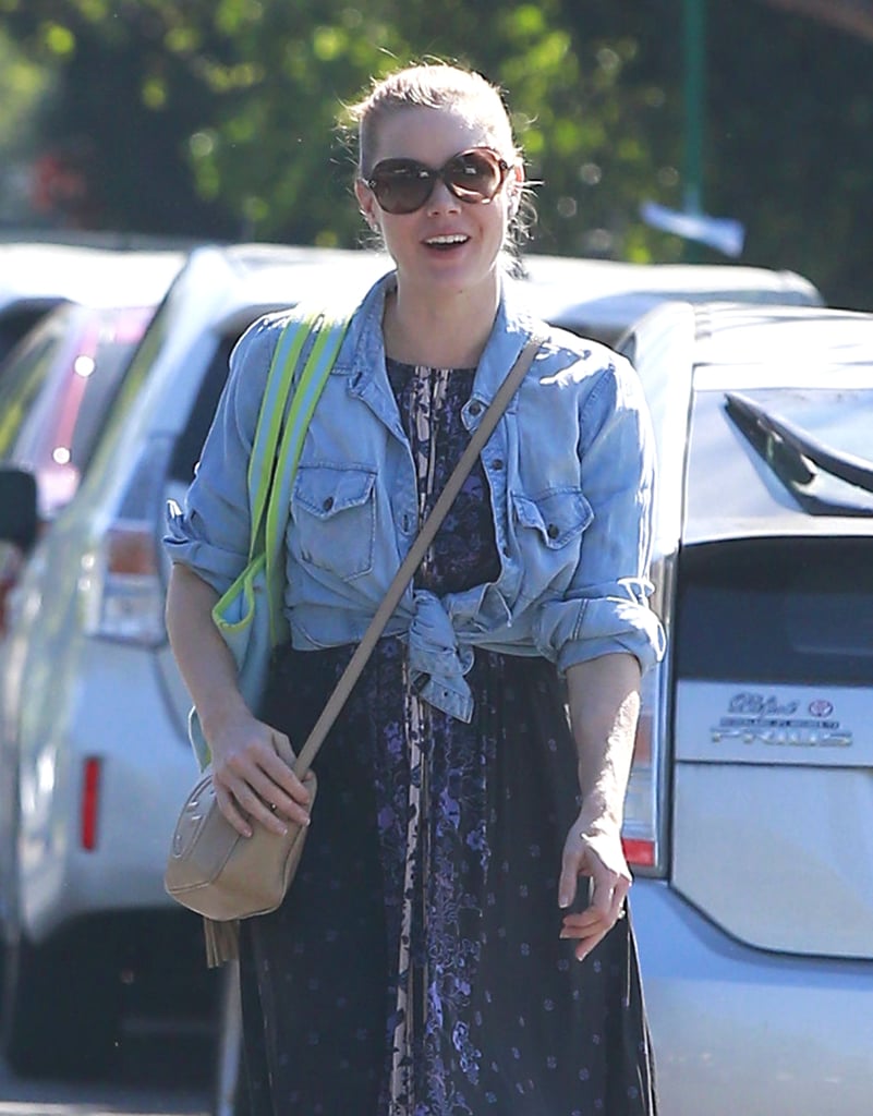 Amy Adams stepped out with a smile in LA on Saturday.