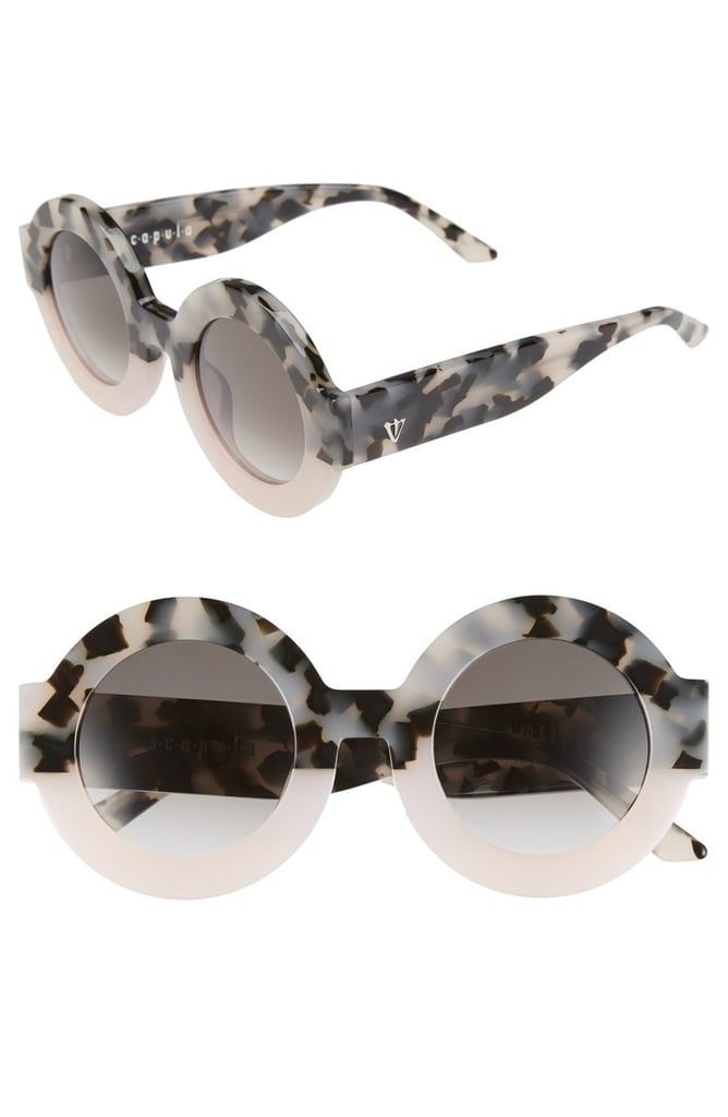 VALLEY 'Scapula' 45mm Round Sunglasses ($200)