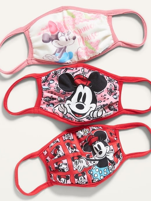 Old Navy 3-Pack of Licensed Pop Culture Contoured Face Masks For Kids in Minnie