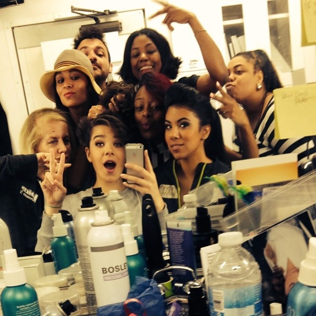 Steinfeld and Fit showed off their "glam squad" moment.
Source: Instagram user pitchperfectmovie