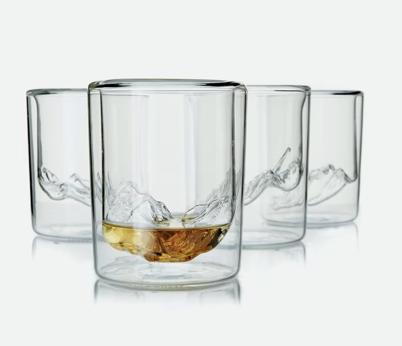 Grand Tetons - Set of 4 Whiskey Glasses