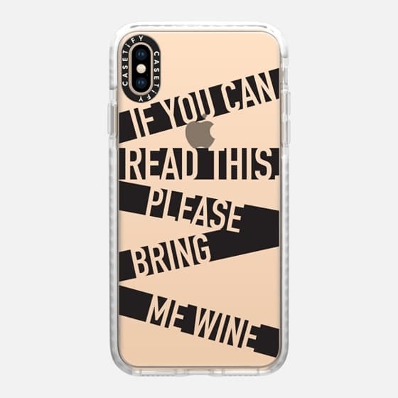 Casetify If You Can Read This Bring Me Wine Case