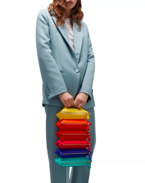 Anya Hindmarch Filing Cabinet Rainbow Clutch